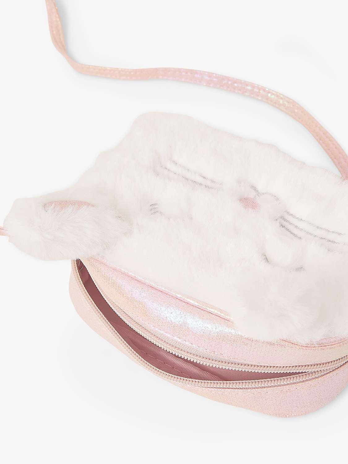 Buy Angels by Accessorize Kids' Fluffy Bunny Bag, Ivory Online at johnlewis.com