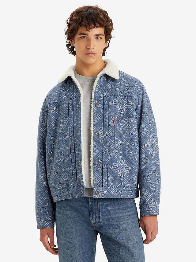 Levi's Vintage Sherpa Trucker Jacket, Blue/Multi