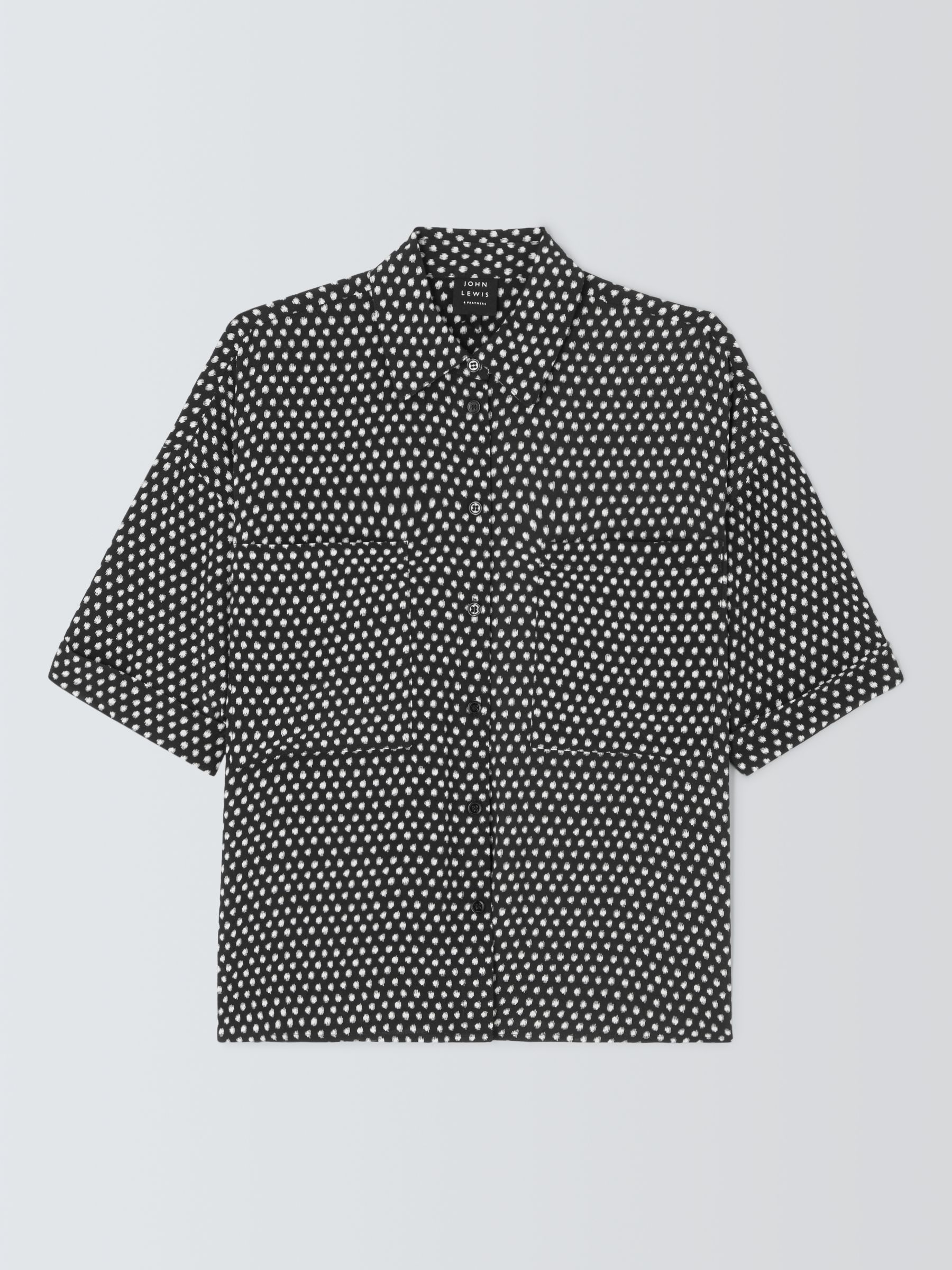 John Lewis Abstract Spot Shirt, Multi, 16