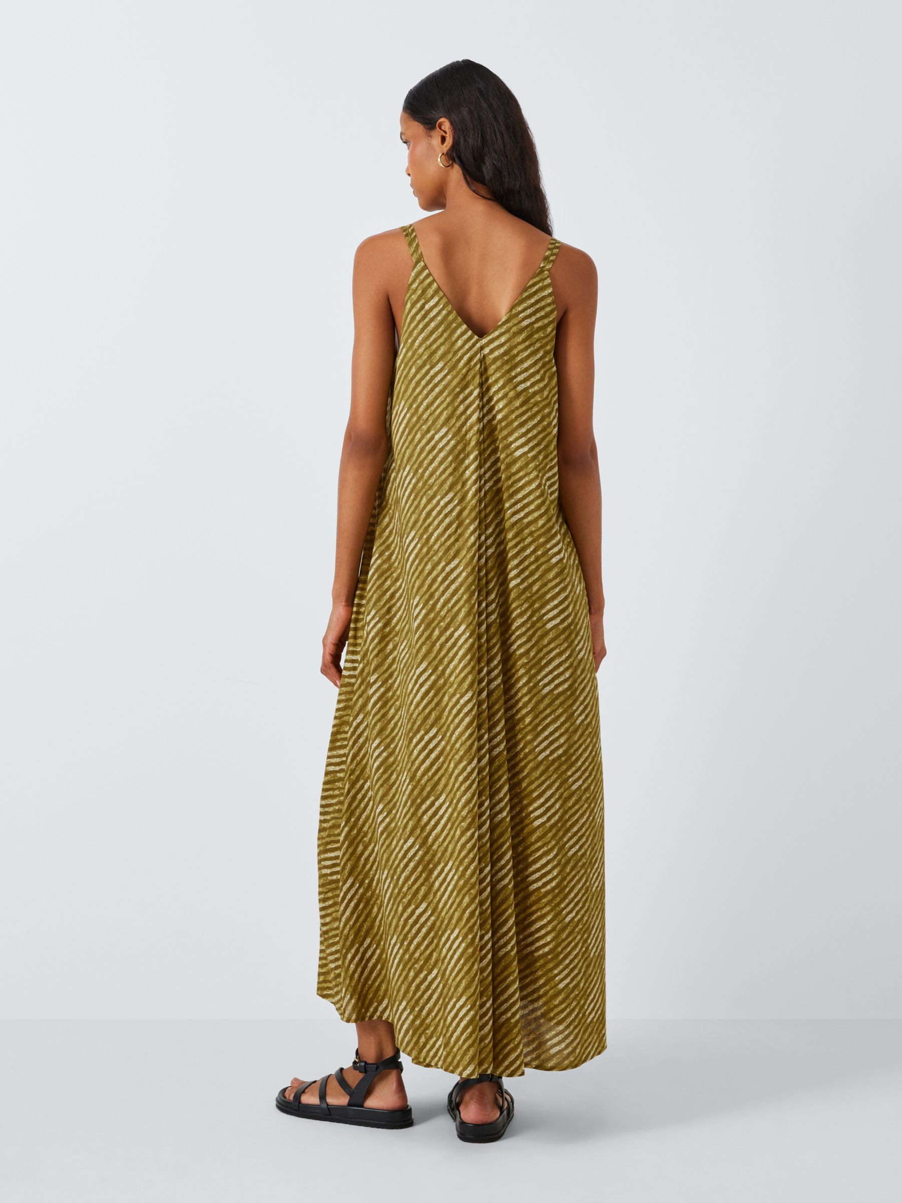 Buy John Lewis Riveria Stripe Dress, Yellow Online at johnlewis.com