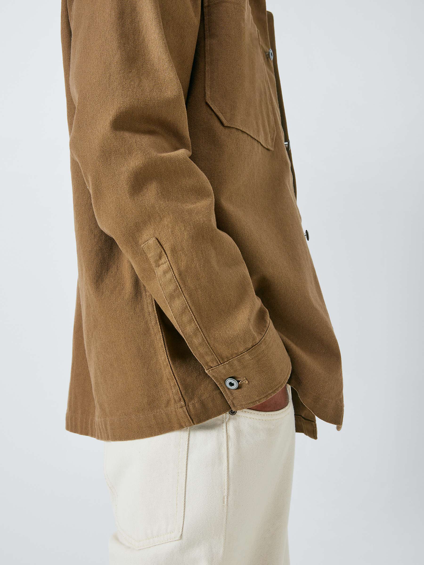 Buy ANYDAY Cotton Canvas Overshirt Online at johnlewis.com