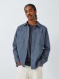 John Lewis ANYDAY Cotton Canvas Overshirt, Grisaille