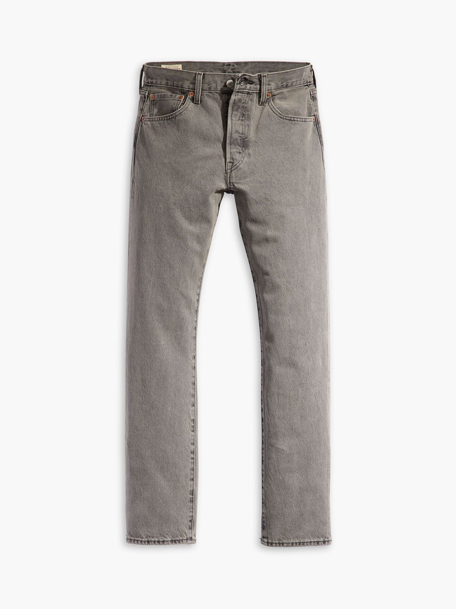 Levi's 501 Original Classic Straight Leg Jeans, Grey at John Lewis &  Partners