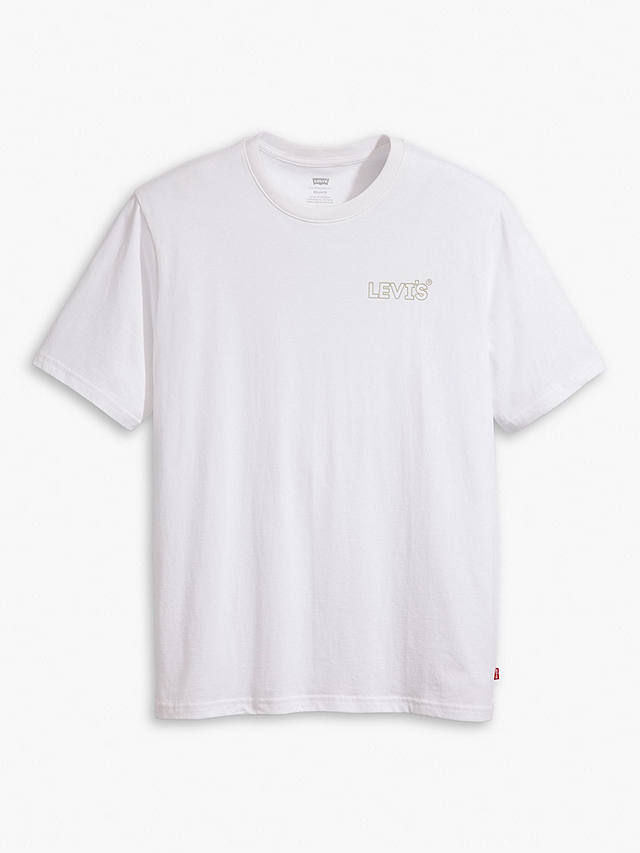Levi's Short Sleeve Relaxed Fit T-Shirt, Chrome White