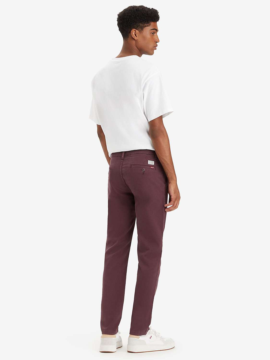Buy Levi's XX Chino Standard Taper Trousers, Red Online at johnlewis.com
