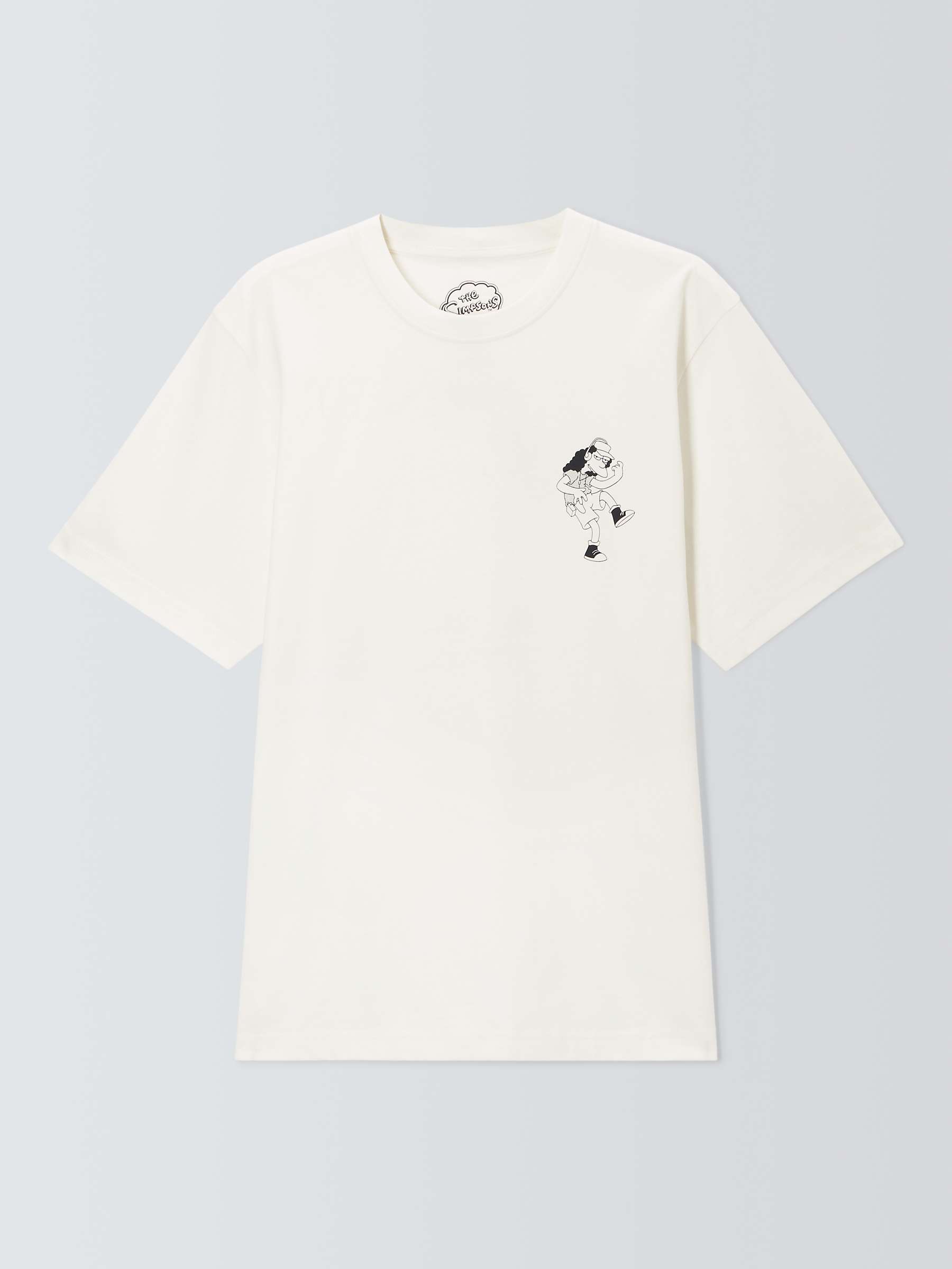 Buy John Lewis ANYDAY X The Simpsons Otto Short Sleeve T-Shirt, Ecru Online at johnlewis.com