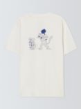 John Lewis ANYDAY X The Simpsons Itchy & Scratchy T-Shirt, Ecru