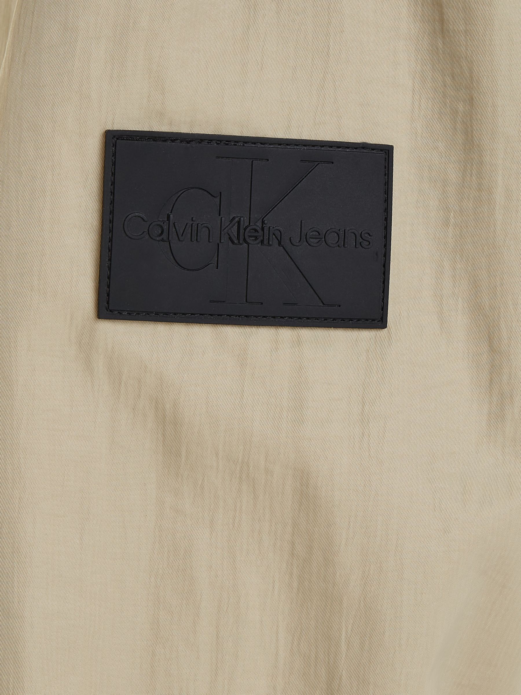 Calvin Klein Jeans Seasonal Windbreaker Jacket, Taupe, L