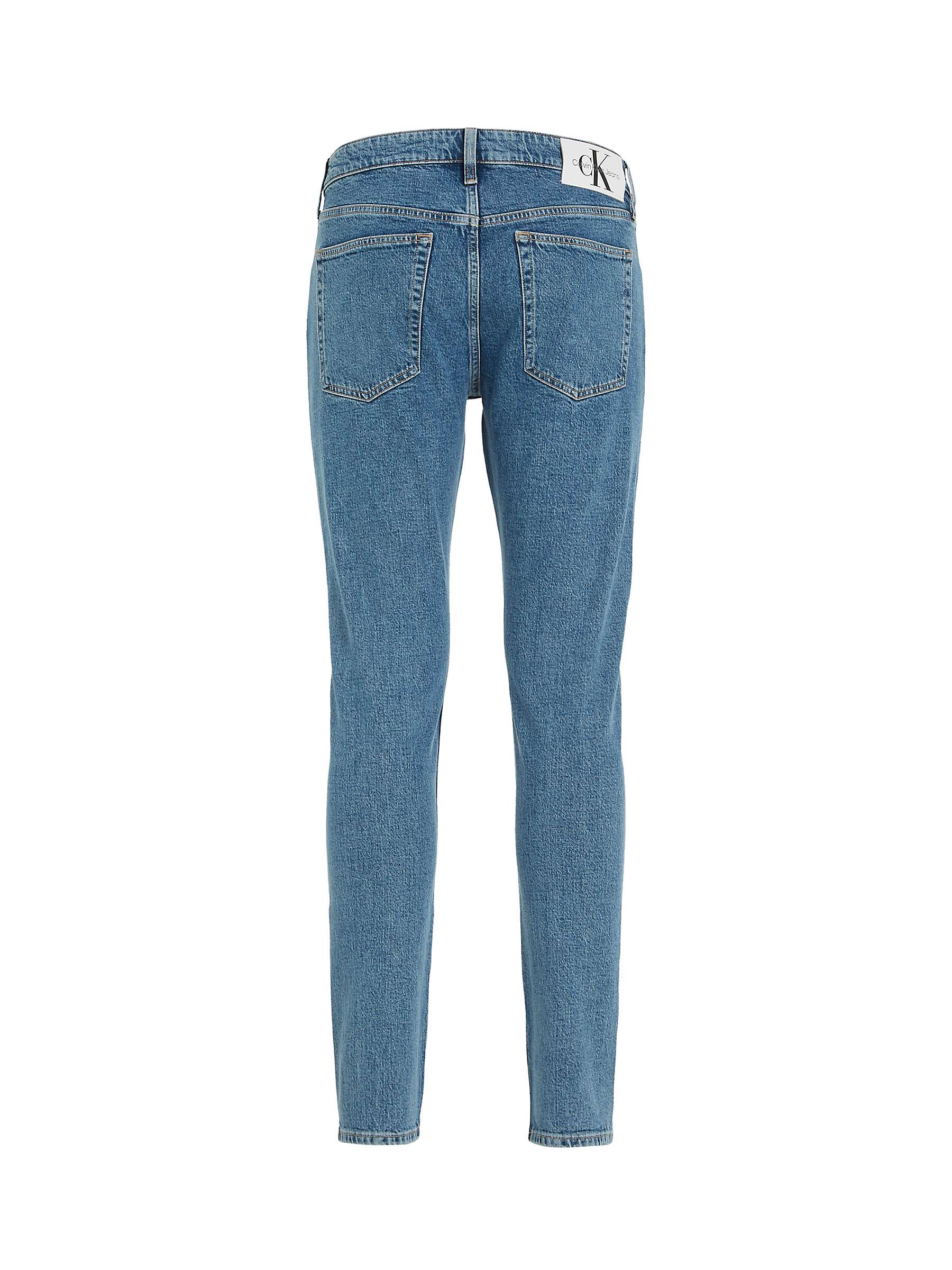 Buy Calvin Klein Jeans Slim Taper Jeans, Light Denim Online at johnlewis.com