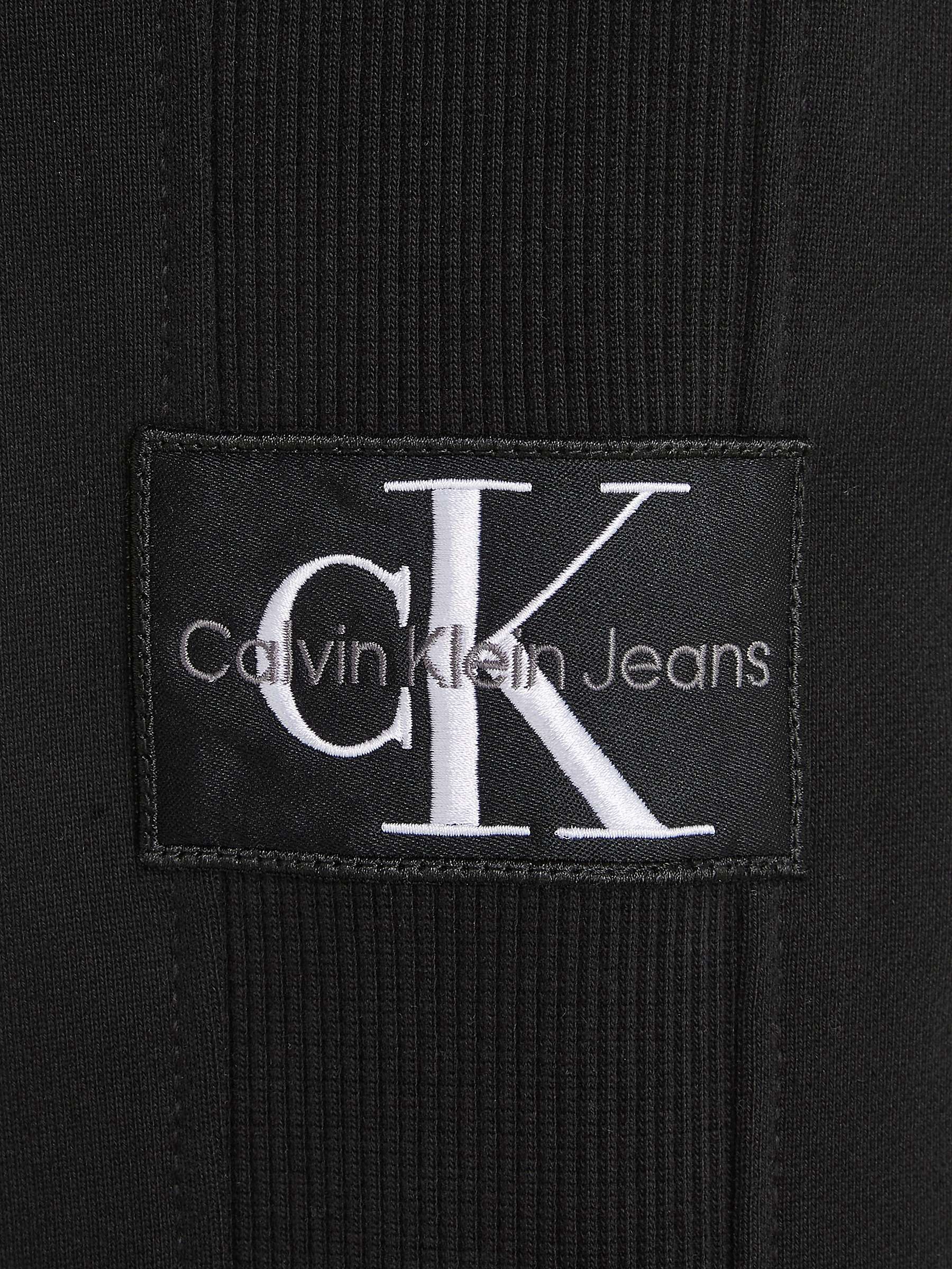 Buy Calvin Klein Jeans Hawk Badge Zip Jacket, Black Online at johnlewis.com