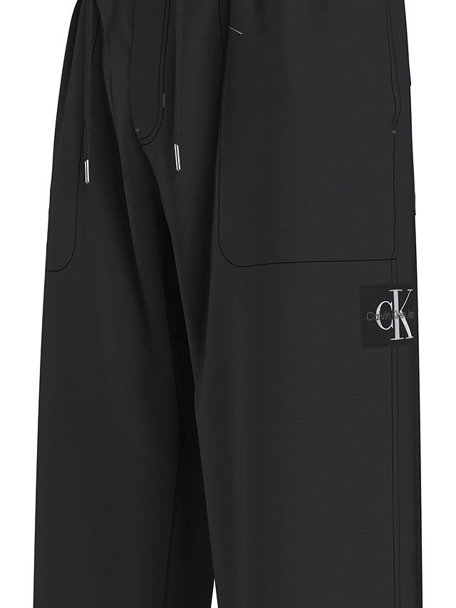 Calvin Klein Jeans Trim Woven Trousers, Black