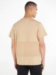 Calvin Klein Jeans Panel Short Sleeve T-Shirt, Brown, Brown