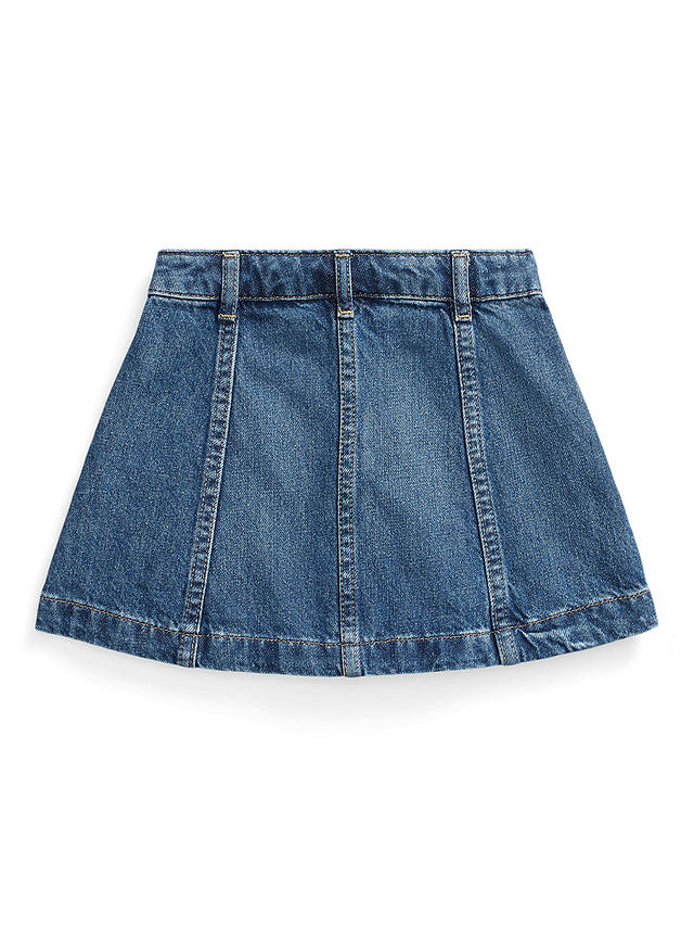Ralph Lauren Kids' Denim Skirt, Window Wash