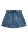 Ralph Lauren Kids' Denim Skirt, Window Wash