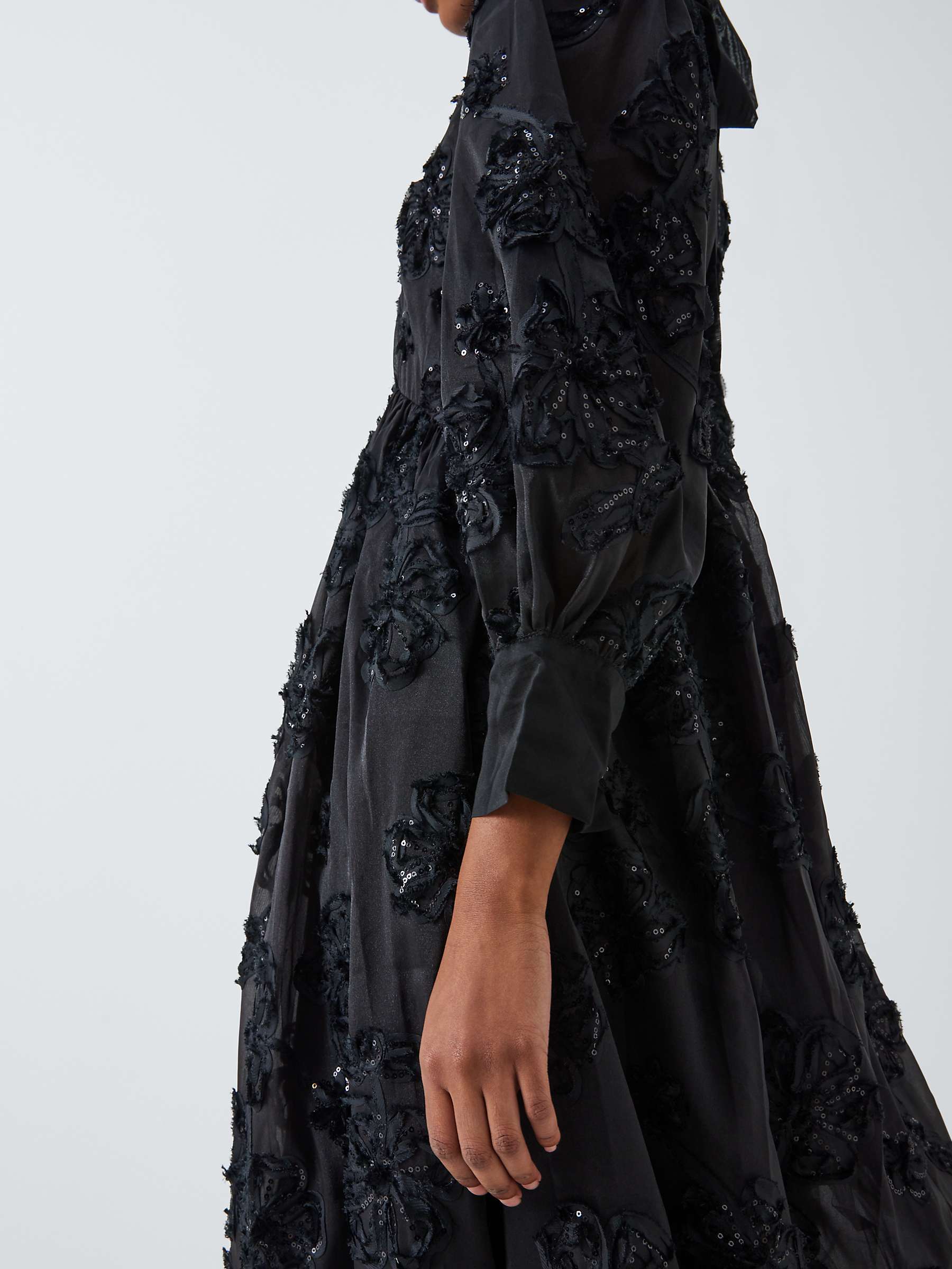 Buy Sister Jane Estelle Midi Dress, Black Online at johnlewis.com