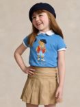 Ralph Lauren Kids' Polo Bear T-Shirt, New England Blue