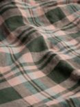 Piglet in Bed Plaid Linen Bedding, Fern Green