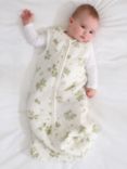 Truly Baby Eucalyptus Print Cotton Muslin Sleeping Bag, 2.5 Tog, Multi