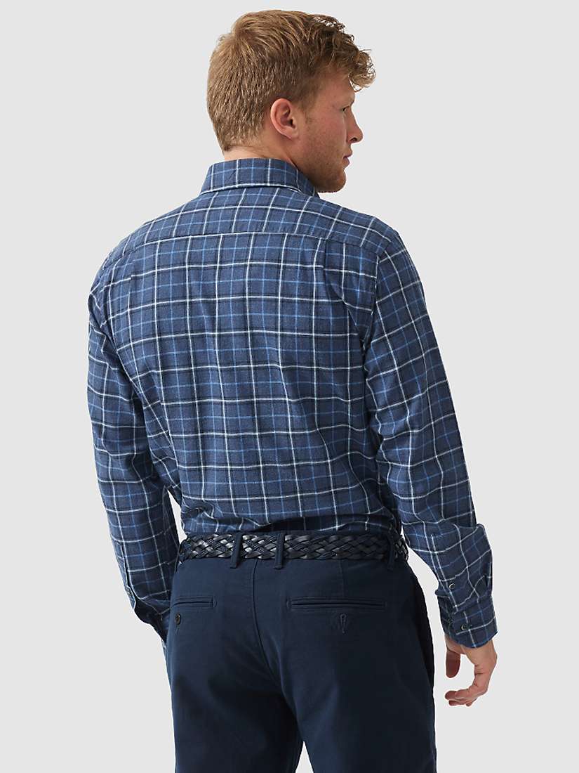Buy Rodd & Gunn Kina Beach Long Sleeve Slim Fit Shirt, Blue/Multi Online at johnlewis.com
