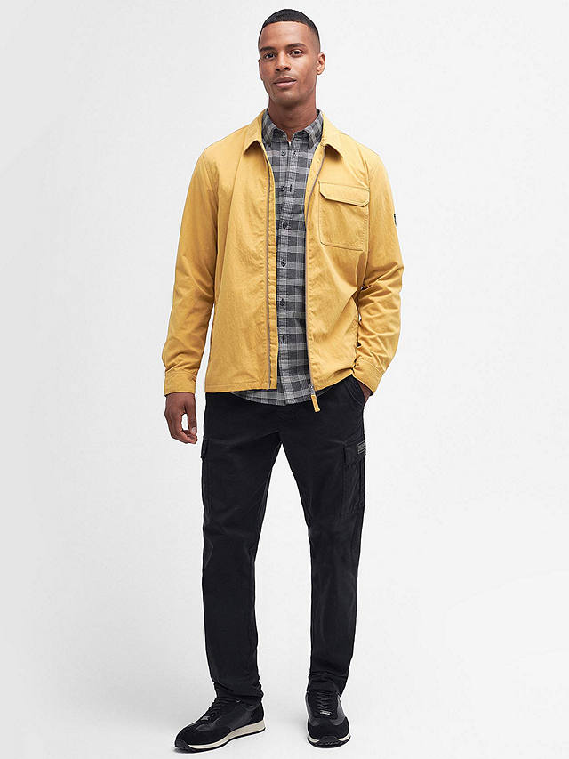 Barbour International Dome Overshirt, Mustard Gold