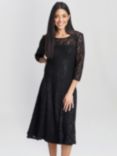 Gina Bacconi Elianna Sequin Cocktail Dress, Black