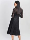 Gina Bacconi Elianna Sequin Cocktail Dress, Black