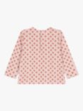 Petit Bateau Baby Floral Long Sleeve T-Shirt, Saline/Multi, Saline/Multi