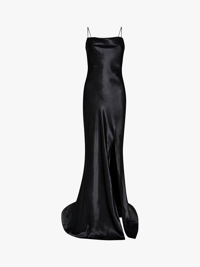 True Decadence Pippa Cowl Neck Slip Dress, Black