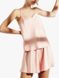 True Decadence Cami Short Pyjama Set, Dusty Pink