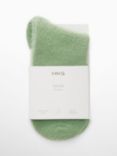 Mango Peluso Ankle Socks, Green