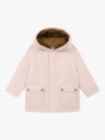 Petit Bateau Kids' Sherpa Lined Parka Jacket