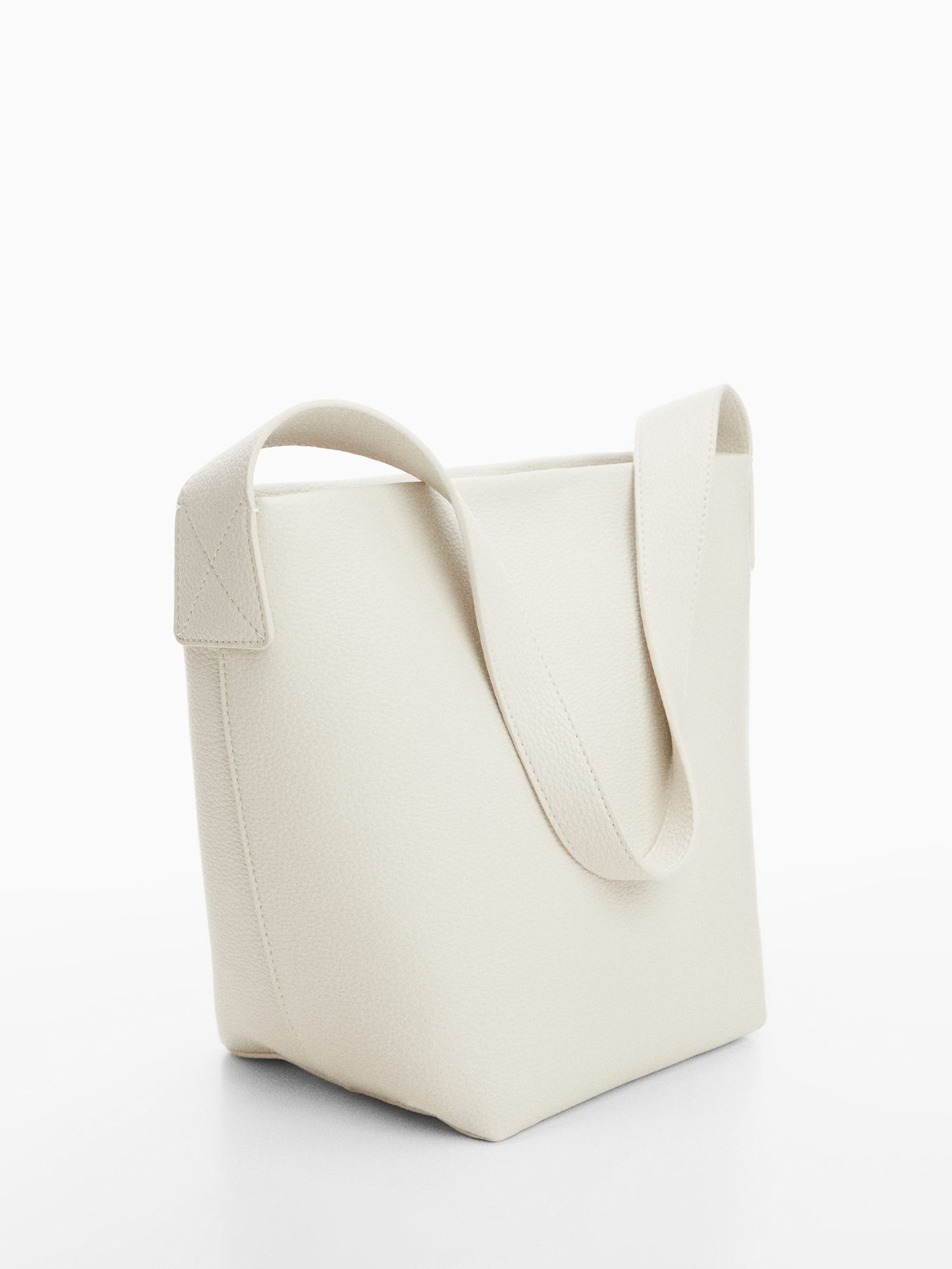 Mango Rica Leather Effect Shoulder Bag at John Lewis & Partners