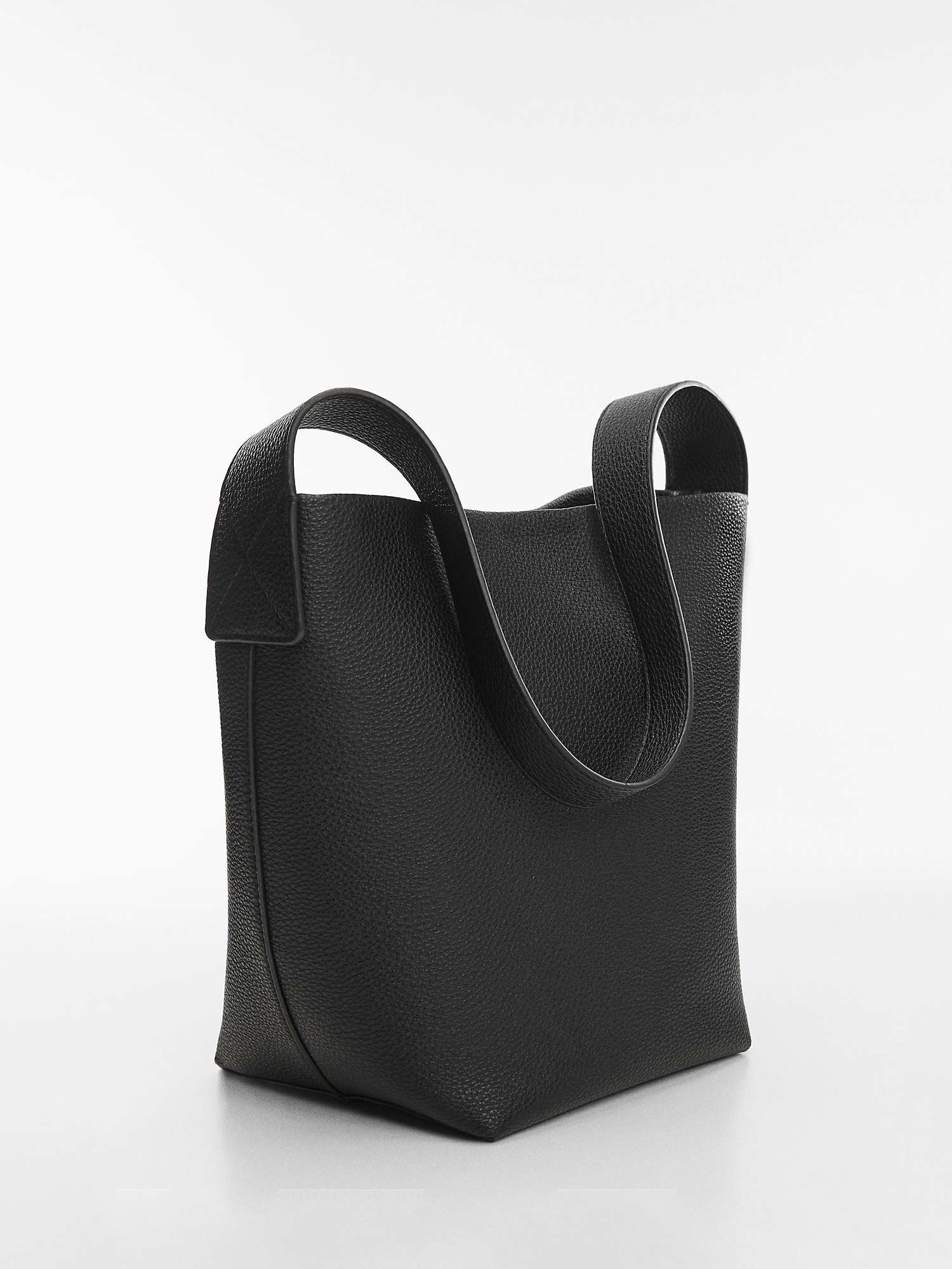 Buy Mango Rica Leather Effect Shoulder Bag Online at johnlewis.com