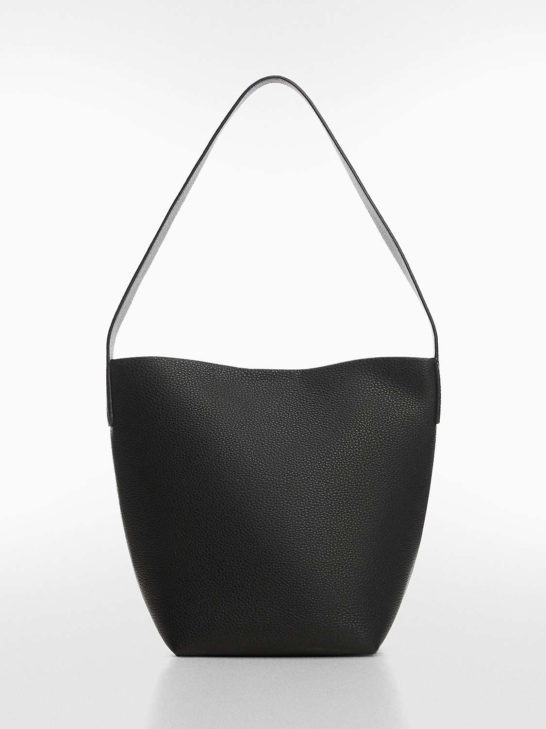 Buy Mango Rica Leather Effect Shoulder Bag Online at johnlewis.com