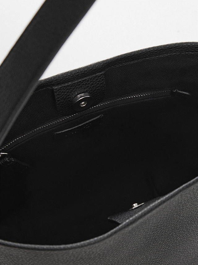 Mango Rica Leather Effect Shoulder Bag