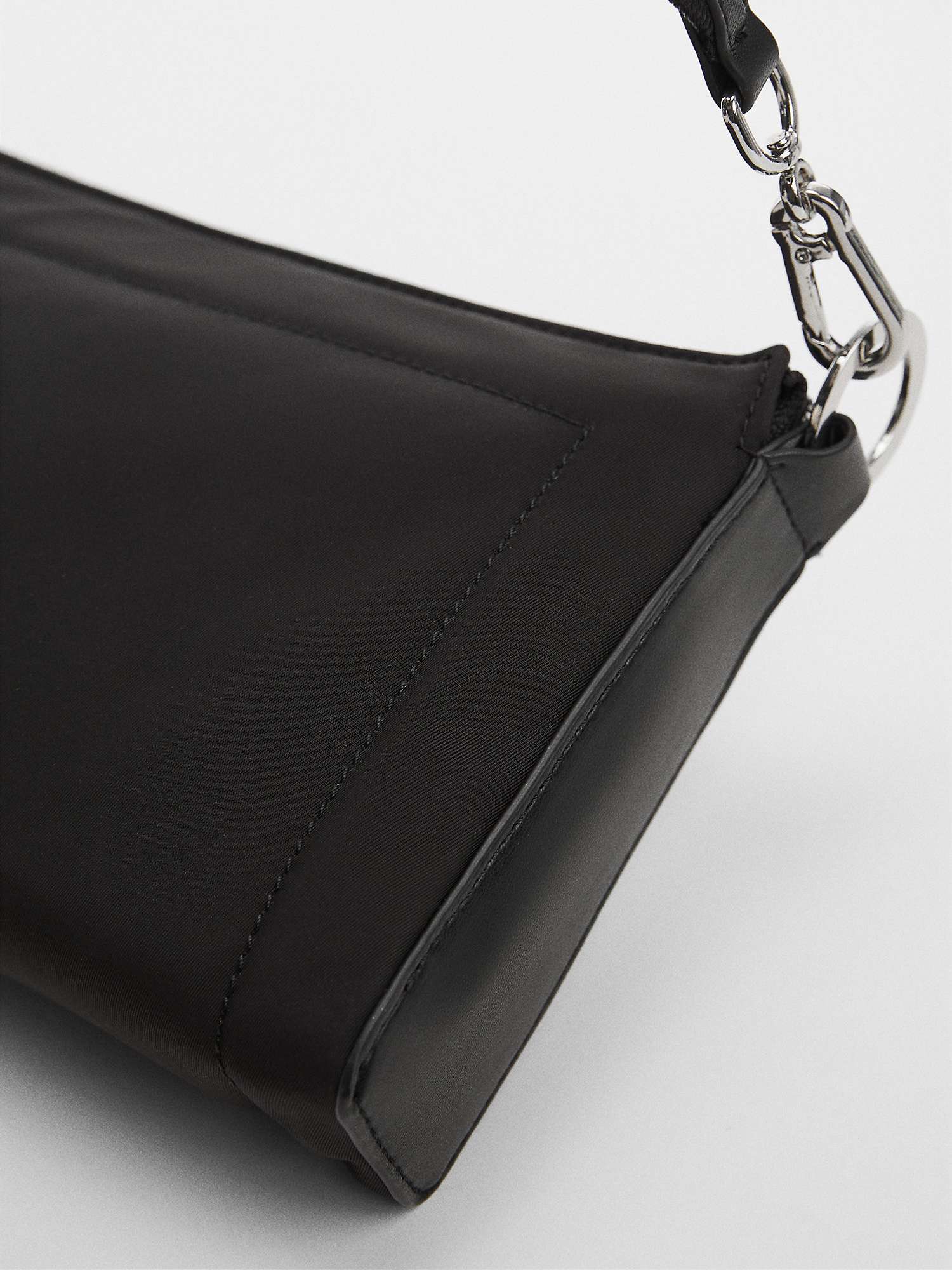 Buy Mango Gina Double Handle Padded Bag, Black Online at johnlewis.com