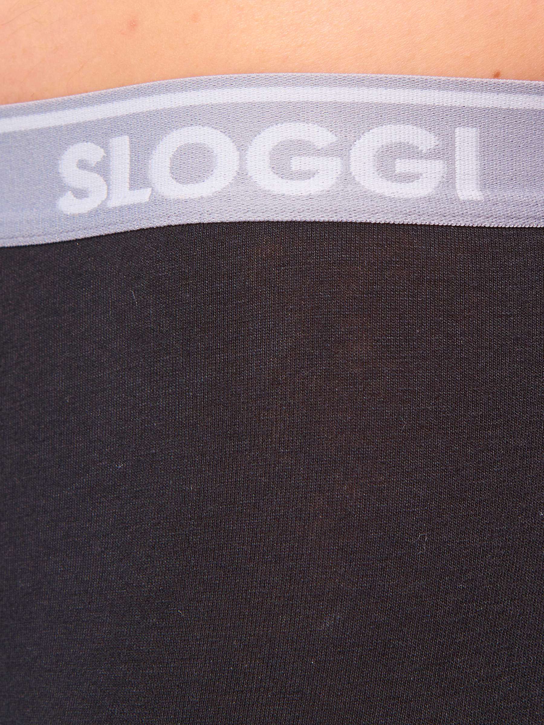 Buy sloggi Classic Short Briefs, Pack of 2, Black Online at johnlewis.com
