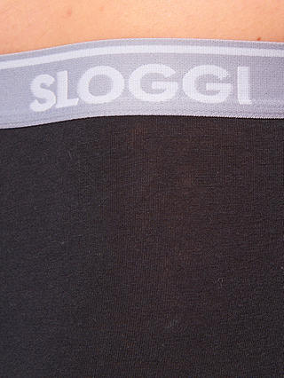 sloggi Classic Short Briefs, Pack of 2, Black