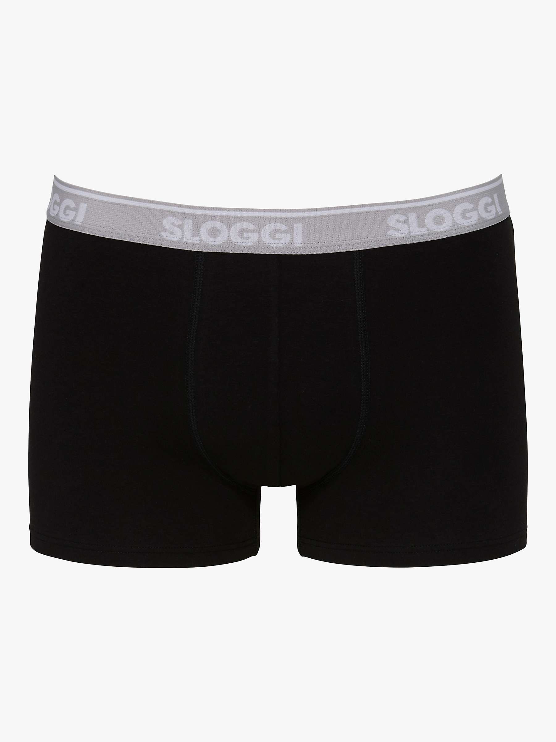 Buy sloggi Classic Short Briefs, Pack of 2, Black Online at johnlewis.com