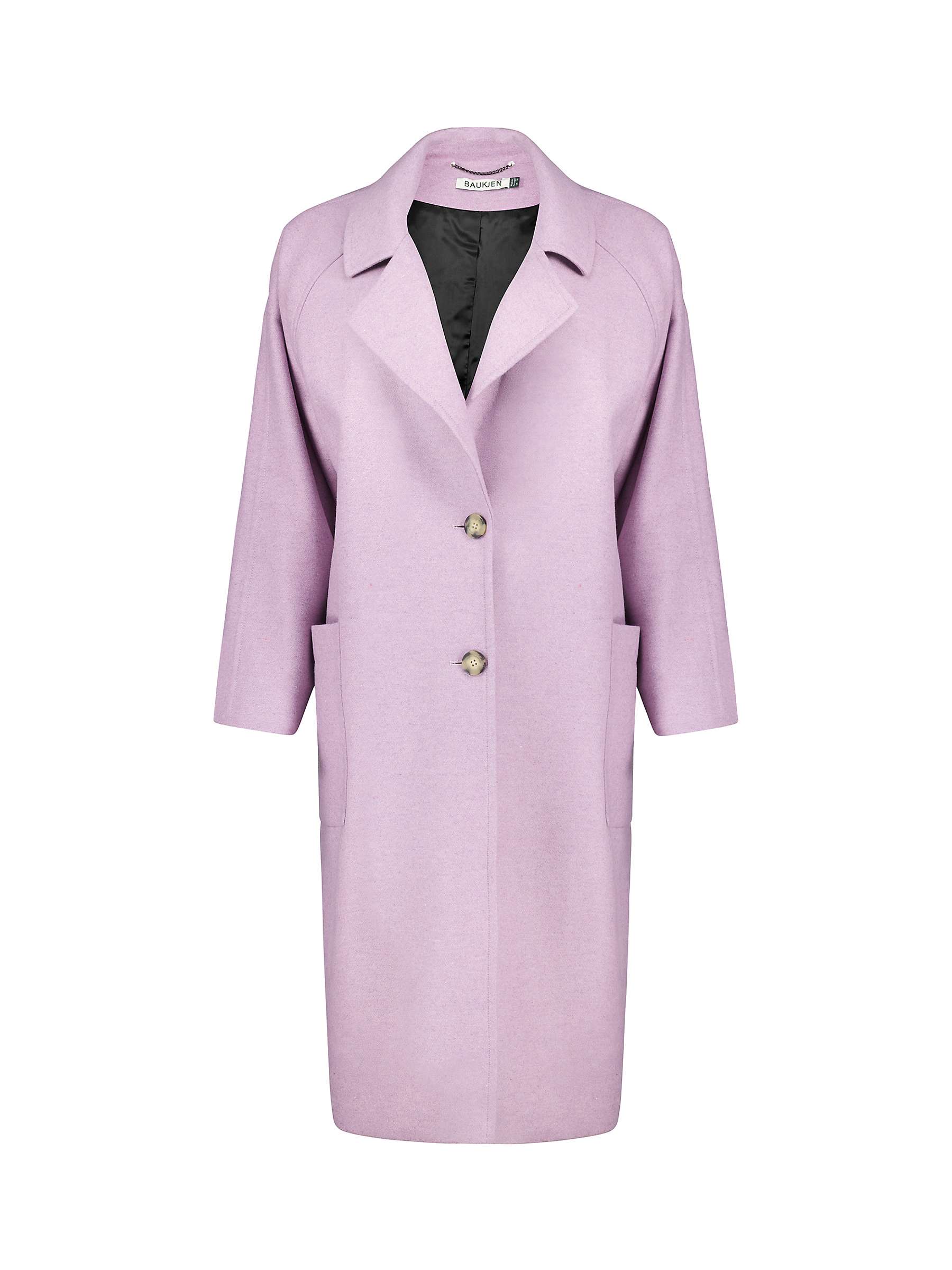 Buy Baukjen Olympia Wool Blend Coat, Lilac Online at johnlewis.com