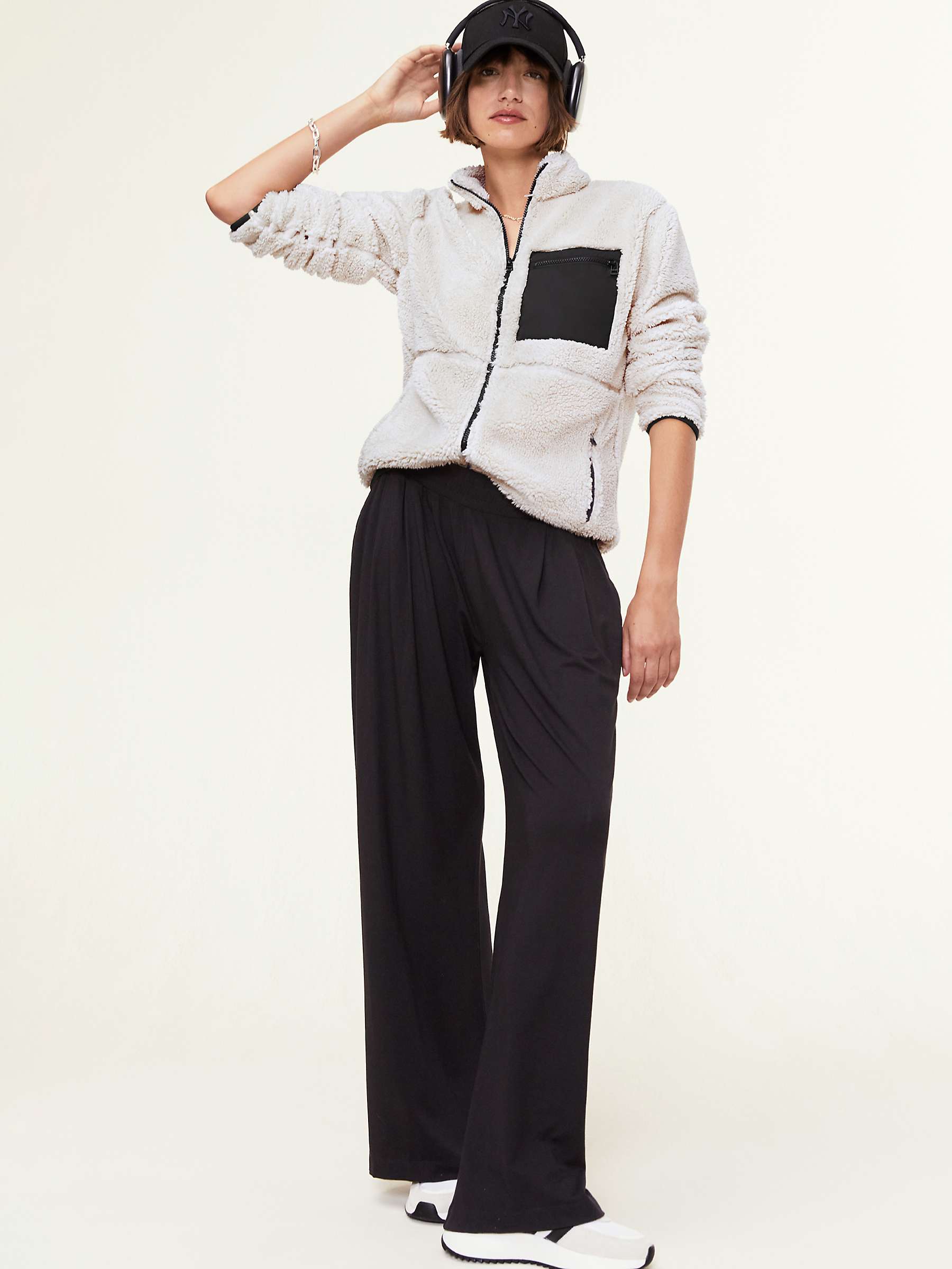 Buy Baukjen Lana Fleece Jacket, Ecru Online at johnlewis.com