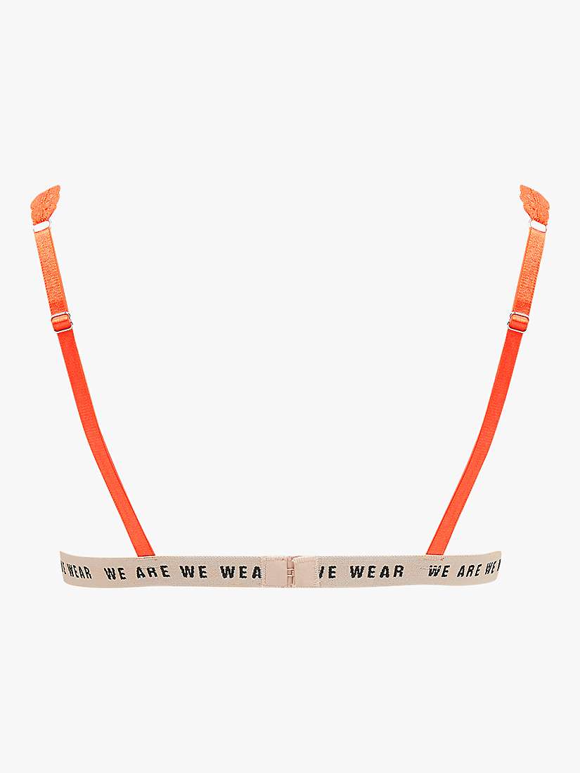 Buy We Are We Wear Leigh Strappy Triangle Bra, Orange Online at johnlewis.com