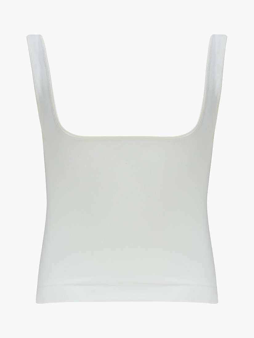 Buy We Are We Wear Seamless Square Neck Cropped Vest, Cream Online at johnlewis.com