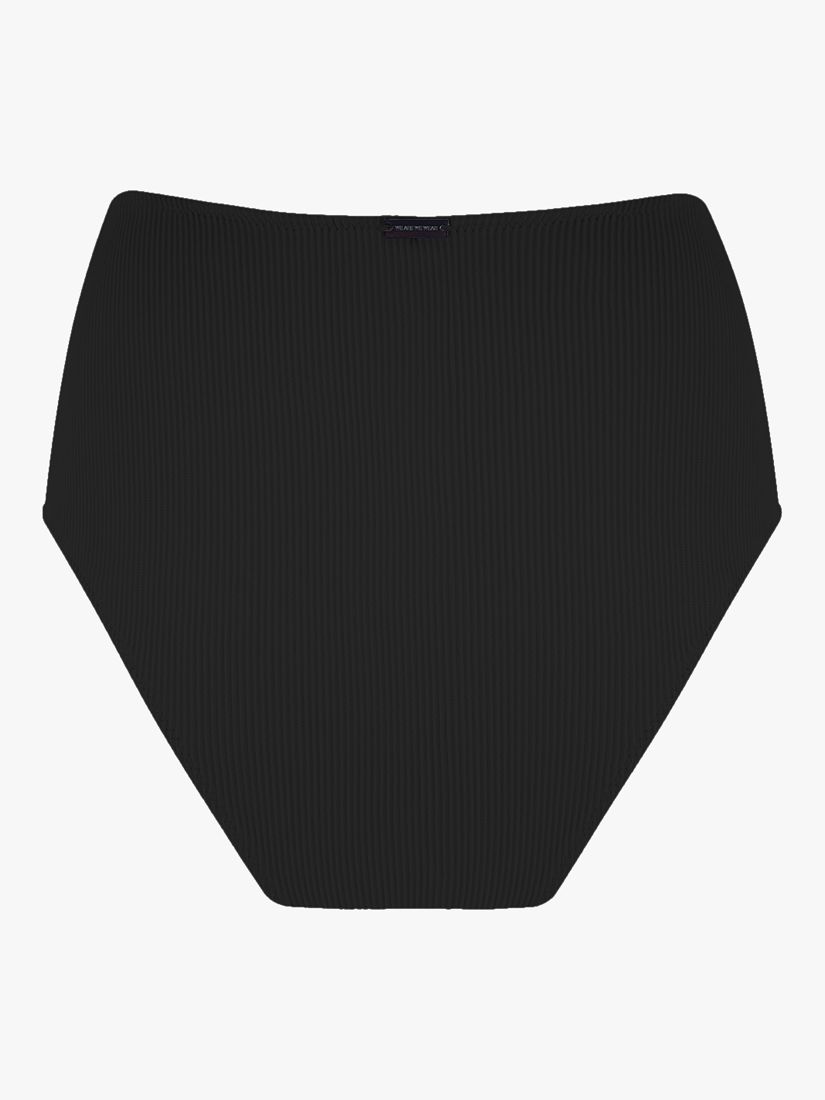 Buy We Are We Wear Reversible Tia High Waist Brazilian Bikini Bottoms, Black/Caramel Online at johnlewis.com