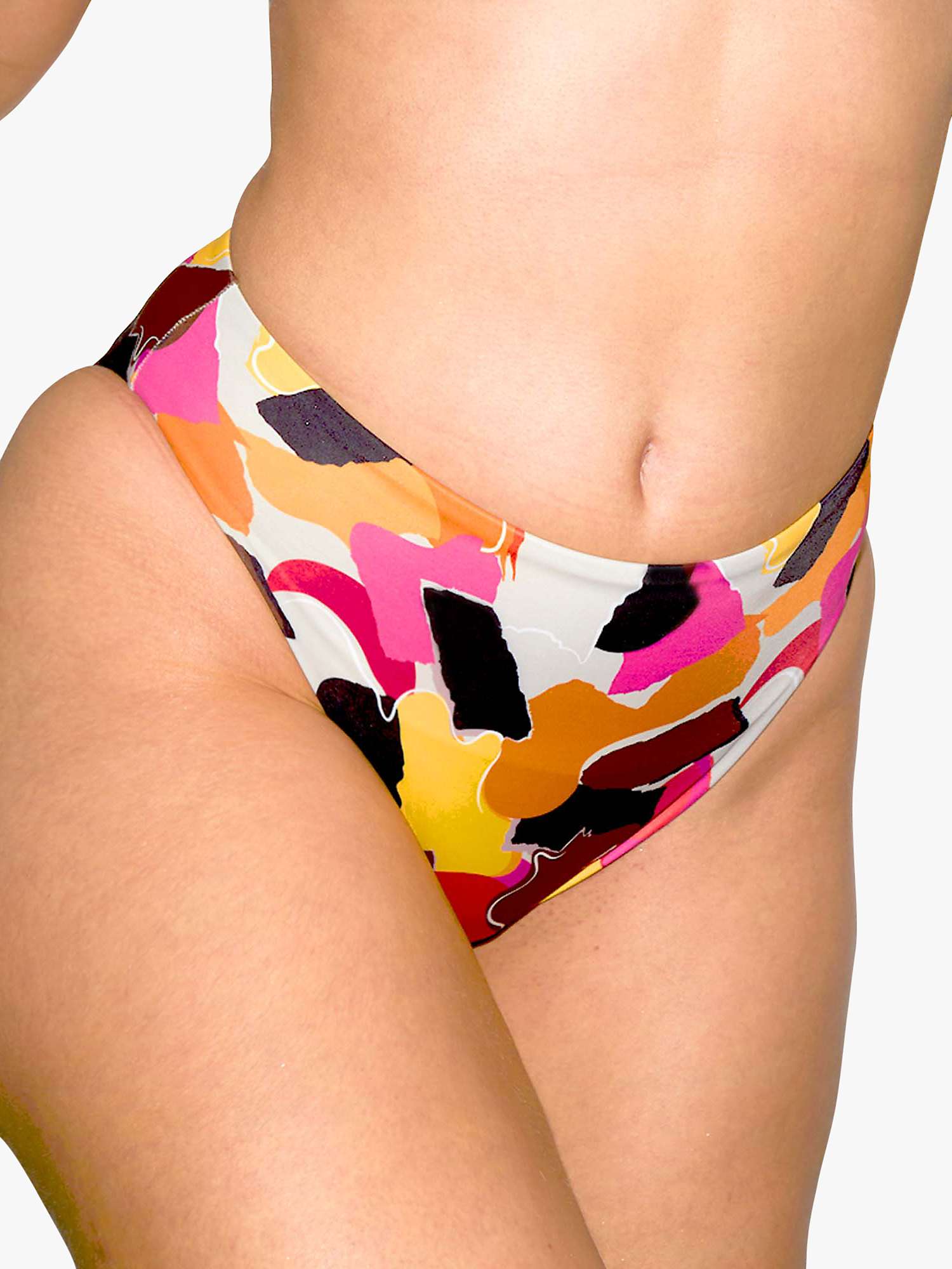 Buy We Are We Wear Mid Rise Bikini Bottoms, Paper Print Online at johnlewis.com