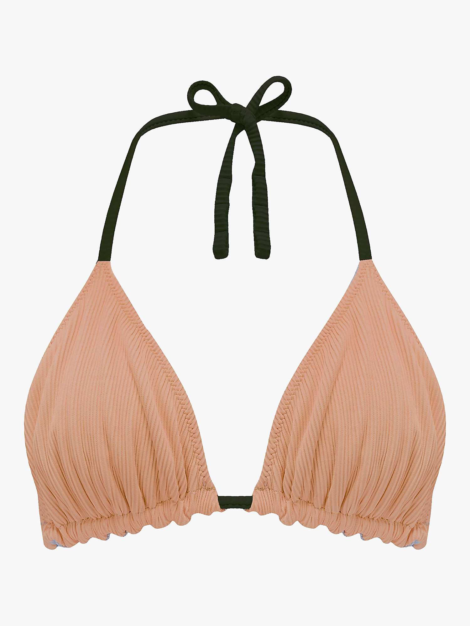 Buy We Are We Wear Reversible Melissa Triangle Tie Bikini Top, Black/Caramel Online at johnlewis.com