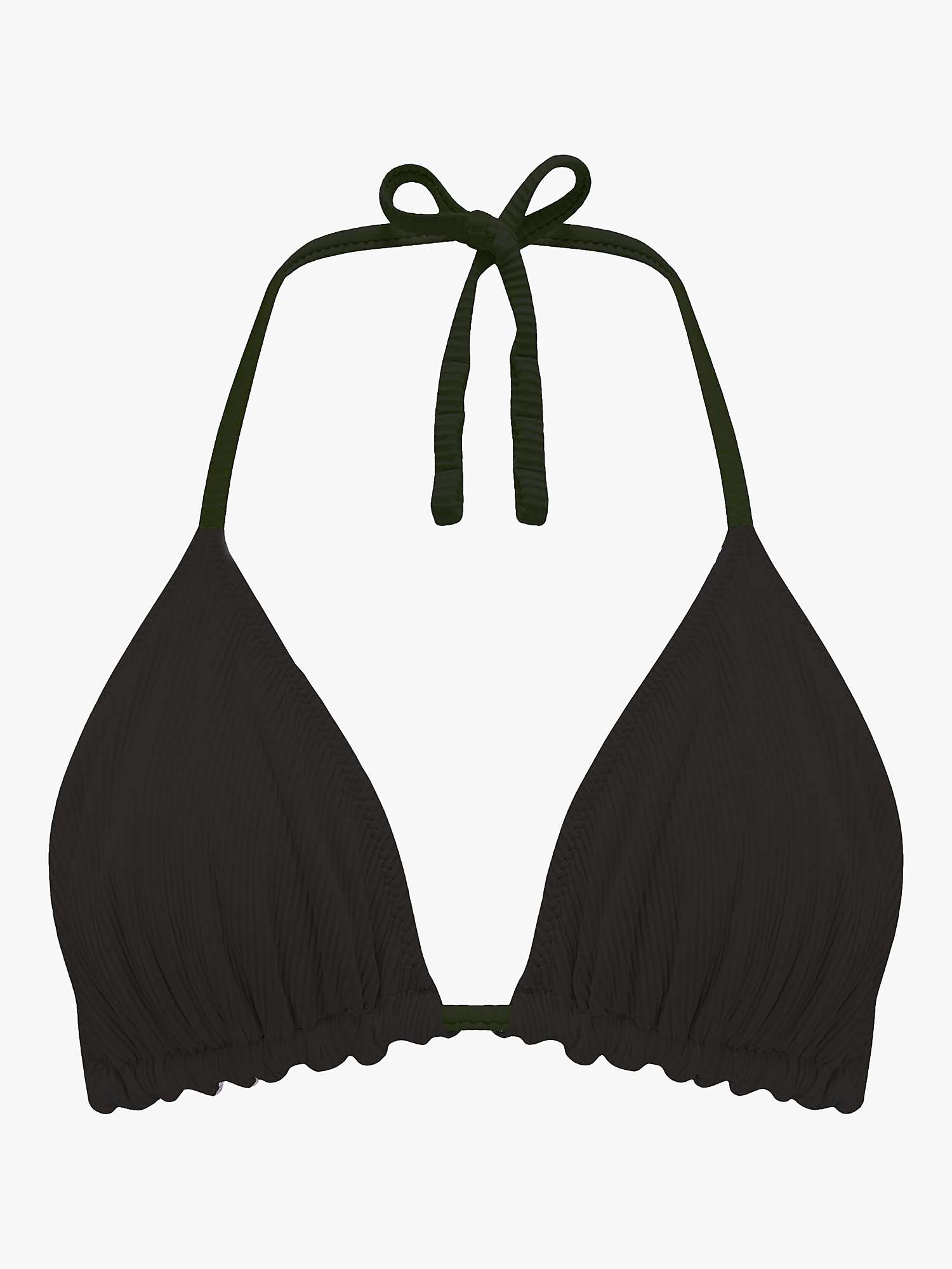 Buy We Are We Wear Reversible Melissa Triangle Tie Bikini Top, Black/Caramel Online at johnlewis.com