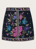 Monsoon Kids' Boutique Embroidered Mini Skirt, Multi