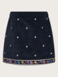 Monsoon Kids' Boutique Embroidered Mini Skirt, Multi