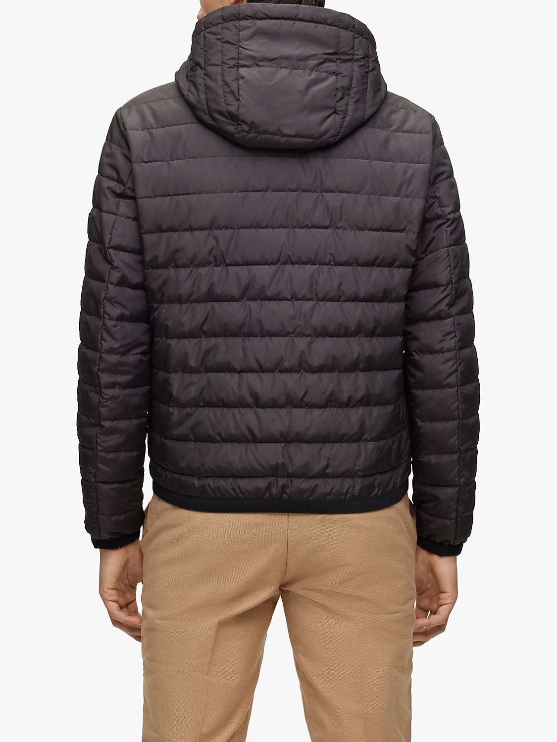 Buy BOSS Dawood Hooded Quilted Jacket Online at johnlewis.com